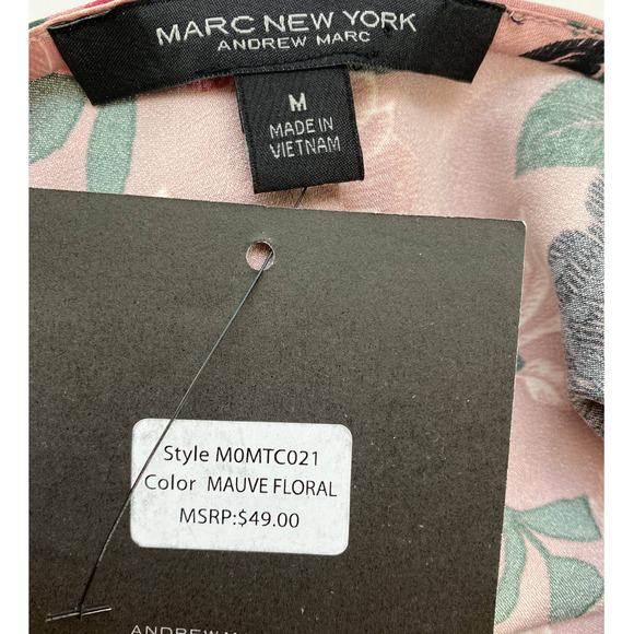 SOLD Marc New York Pink Floral Kimono Blouse Shirt NEW - Picture 13 of 14